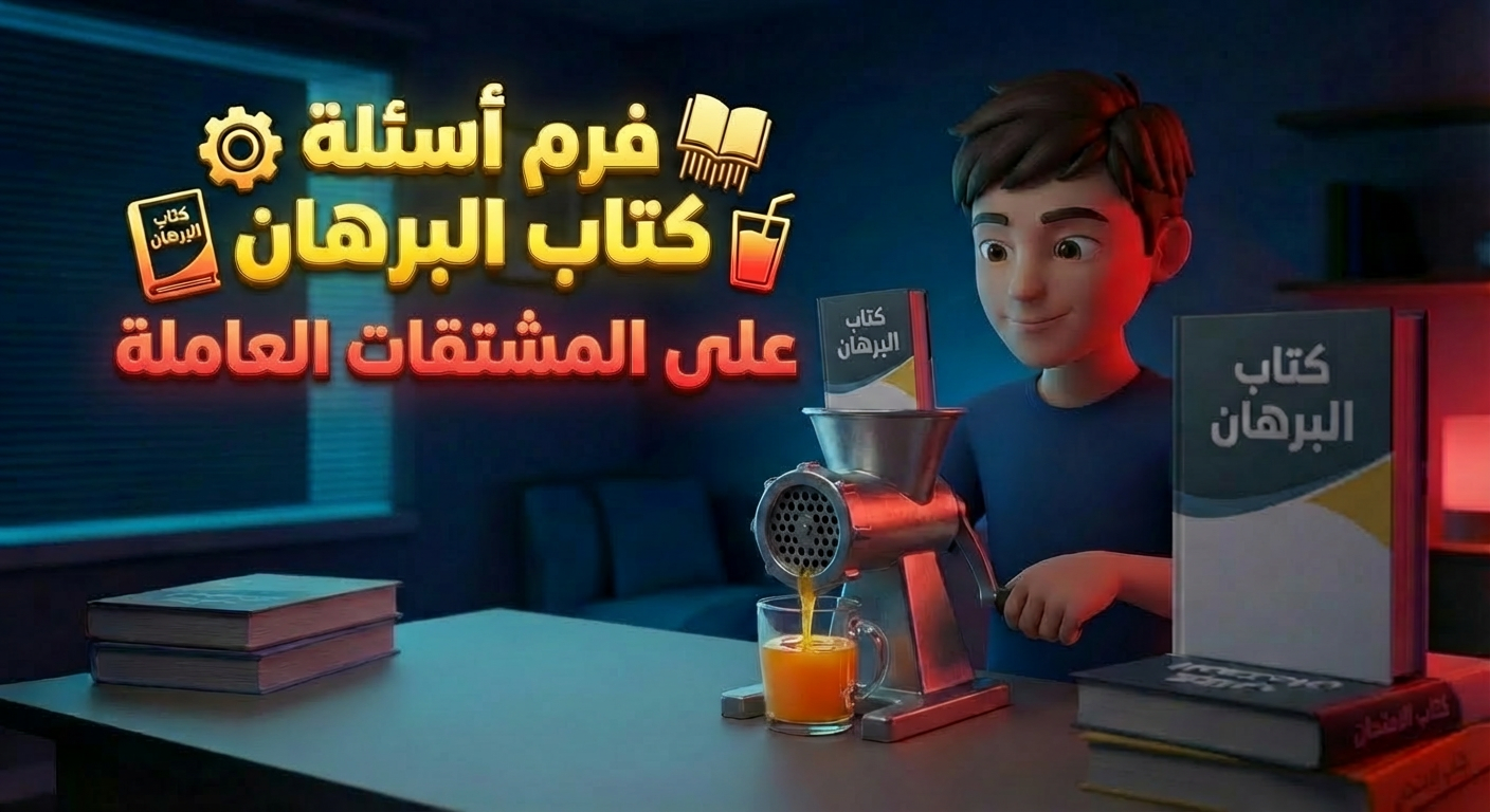 فرم المشتقات العاملة كتاب البرهان